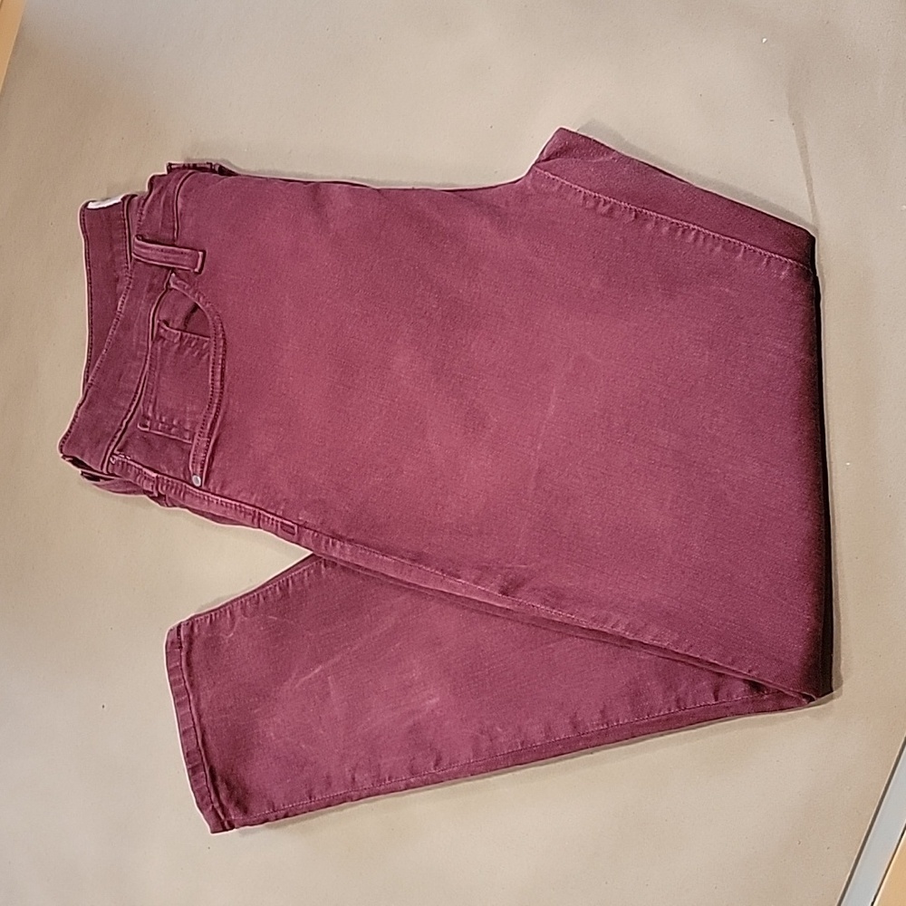 Caslon Size 31 / 12 Maroon Skinny Ankle Jeans, Gently Used Condition